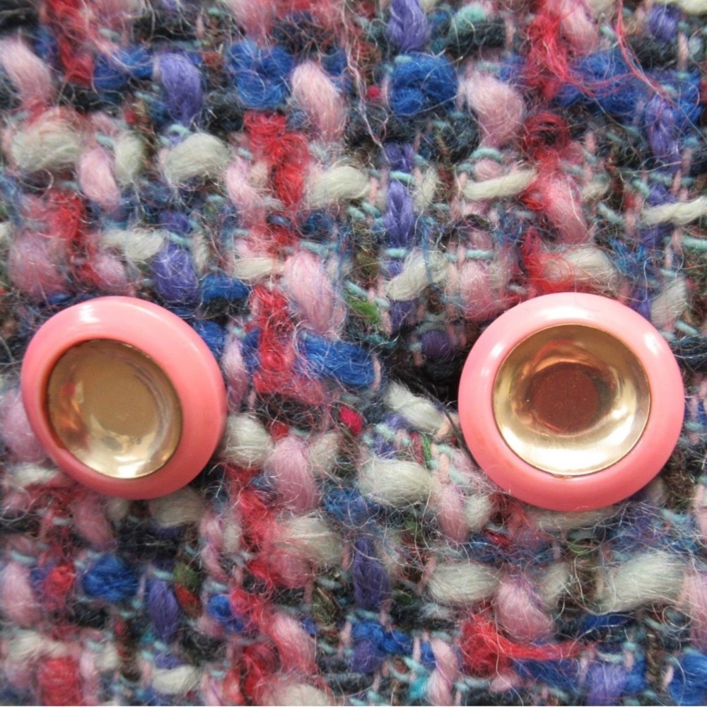 Lord & Taylor of England True Vintage 1960s Mod Wool Tweed Peacoat - Picture 6 of 6